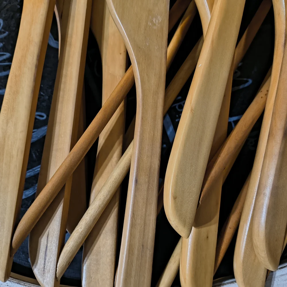Wooden Clothes Hangers Set 2